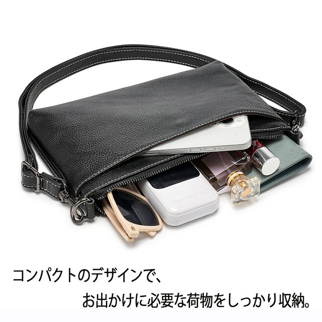もぐら 美品 ベルルッティ サコッシュ フォンケース　 レザー ブラック レザーサコッシュ ブラック（10%OFF）