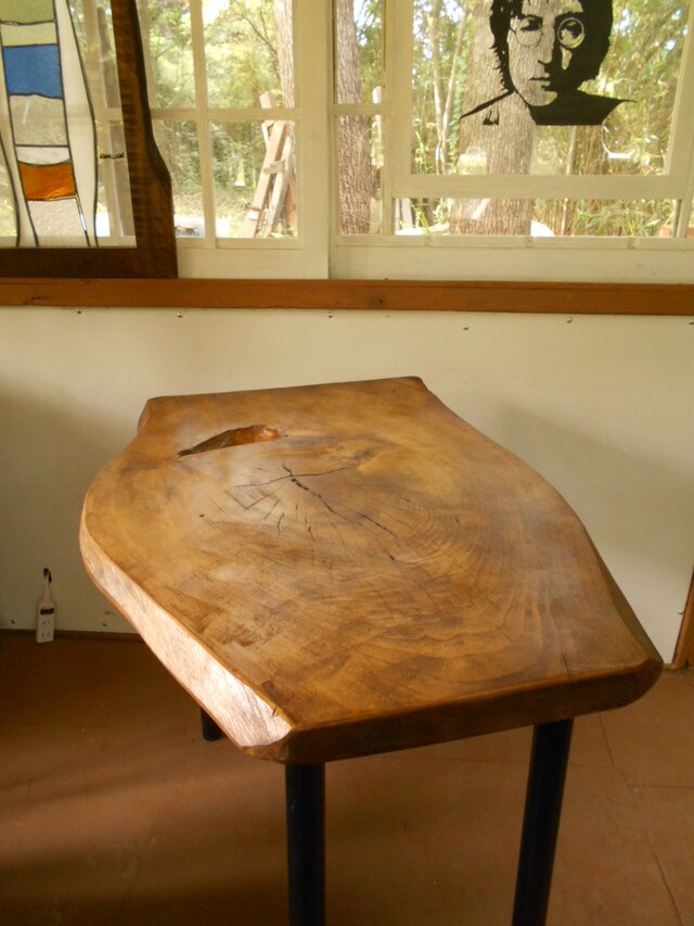 自然形 いちょうの木アイアンテーブルイスセット 07-06 | iichi 日々の