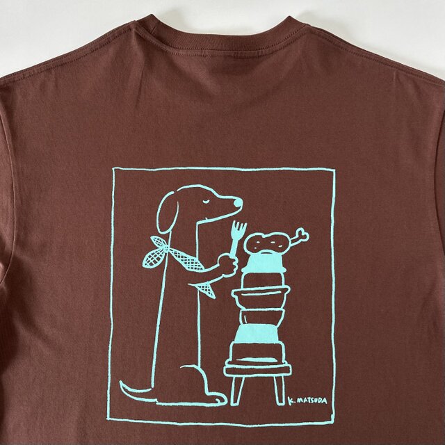 ユニセックス】コラボプリント リラックスフィットTシャツ 5色展開