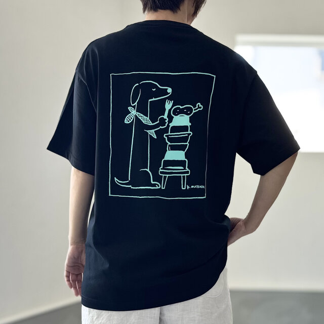 ユニセックス】コラボプリント リラックスフィットTシャツ 5色展開