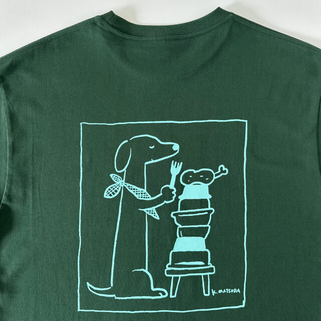 ユニセックス】コラボプリント リラックスフィットTシャツ 5色展開