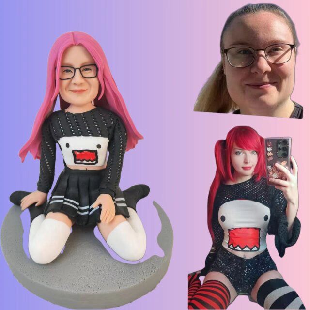 誕生日プレゼント 女性 彼女 オーダーメイド 似顔絵 人形 女友達 写真 から フィギュア 妻 奥さん 肖像画 感謝 車飾り