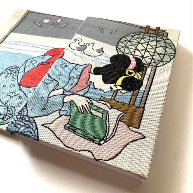 参考展示品】『桜さく島 見知らぬ世界』 竹久夢二御朱印帳 詩集 美人画