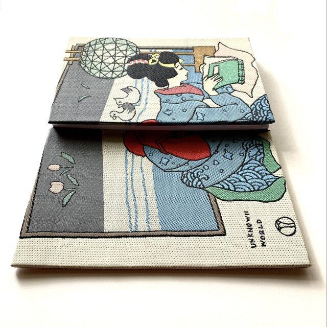 参考展示品】『桜さく島 見知らぬ世界』 竹久夢二御朱印帳 詩集 美人画