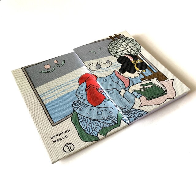参考展示品】『桜さく島 見知らぬ世界』 竹久夢二御朱印帳 詩集 美人画