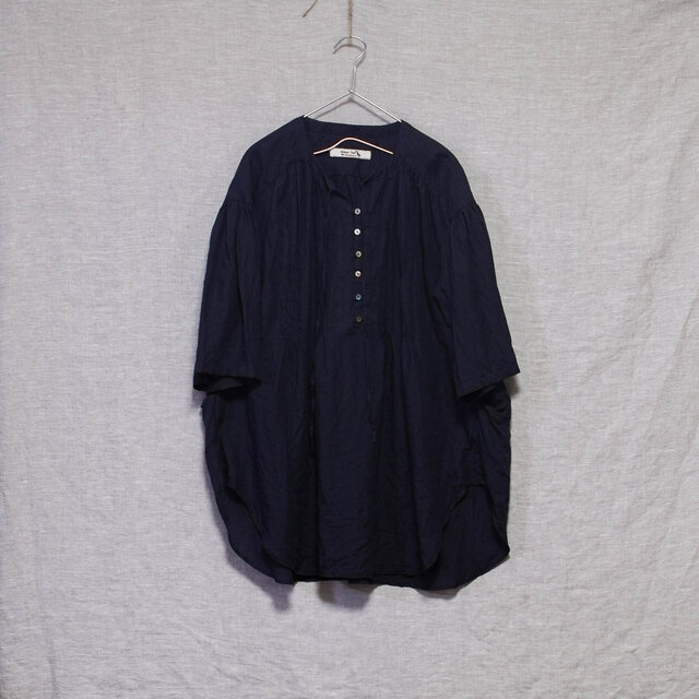 ループ開きプルオーバー　紺色