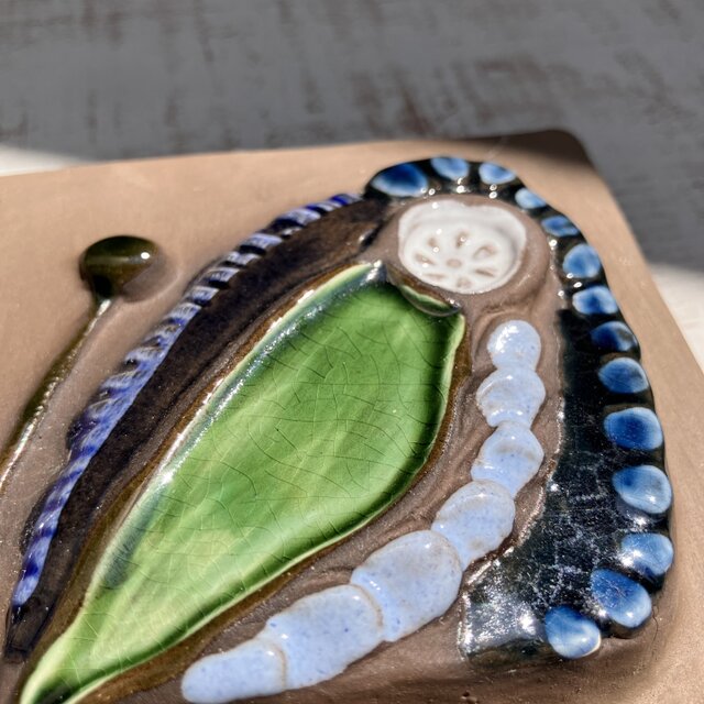 北欧＊蝶の美しい陶板アート／壁飾り／ジィガントフタ／Jie Gantofta