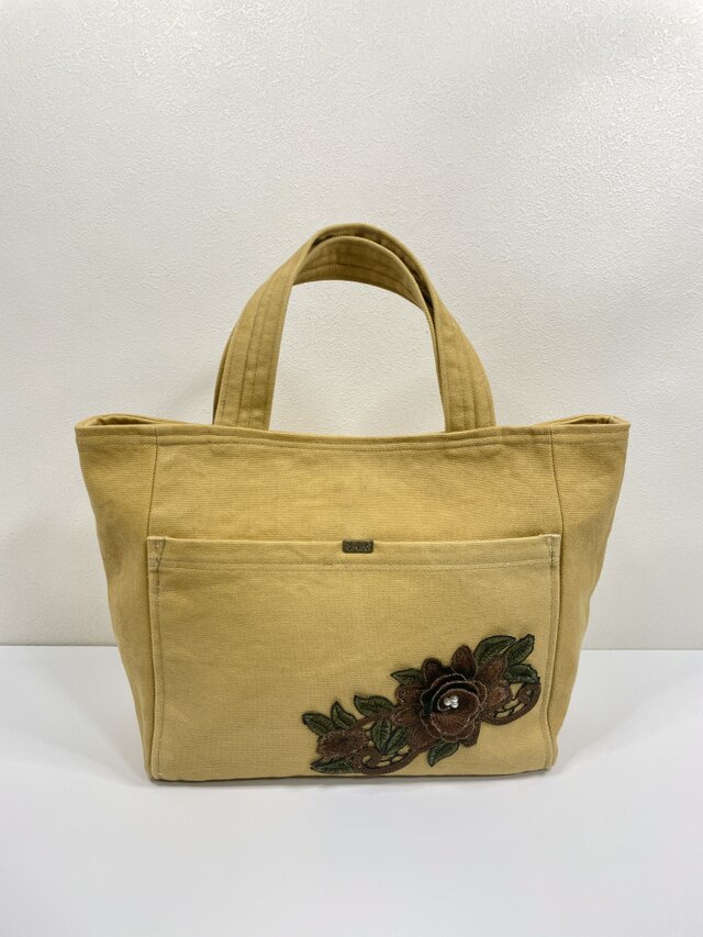 草木染バッグ　(ヤマモモ染）