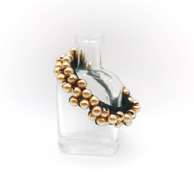 ギュギュッとパールシュシュ/ベージュ