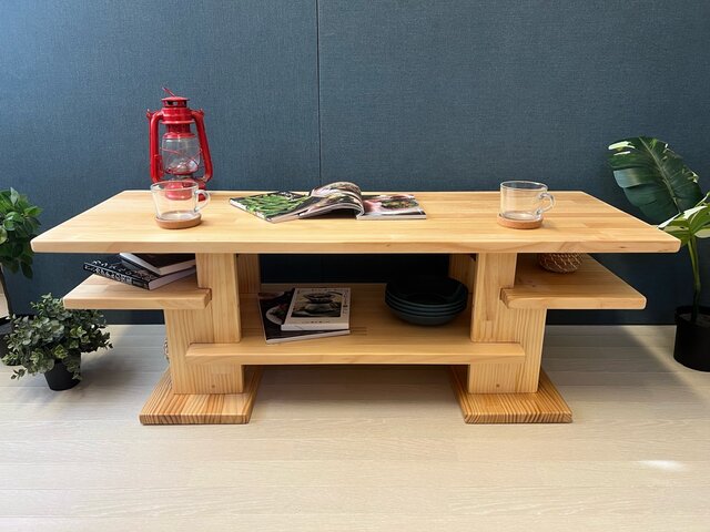 【在庫整理】 ローテーブル 木組みたっぷり収納 120cm 45cm パイン 送料無料】 ローテーブル 木組みたっぷり収納 120cm 45cm パイン