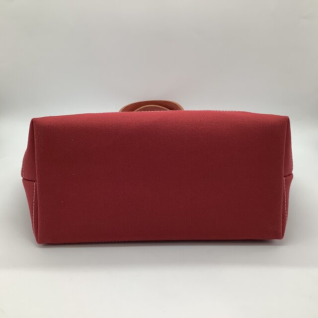 レザーハンドルが選べるキャンバストートバッグM（ハンドメイド／セミ