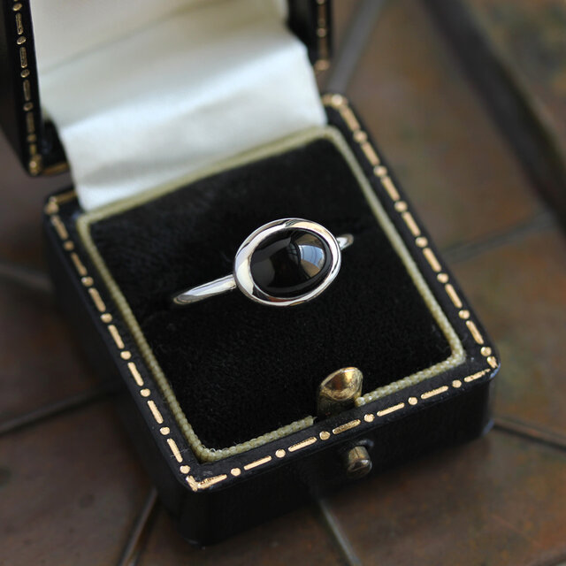 SV ブラックオニキス リング