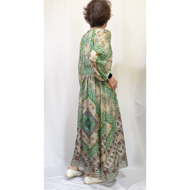 147 プレミアコットンローンワンピース（Japan Fabric） 147_ichi_yon_nana】プレミアコットンローンワンピース(Japan Fabric