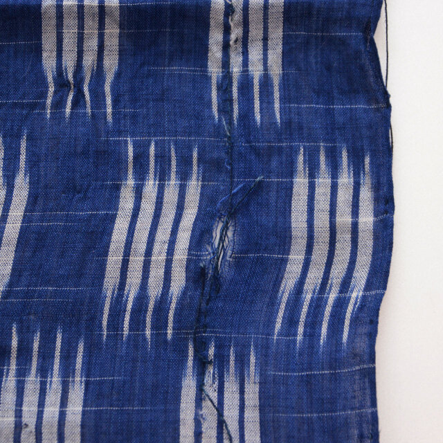 古布 はぎれ 木綿 縞模様×4枚＋絣×1枚 和布 端切れ セット