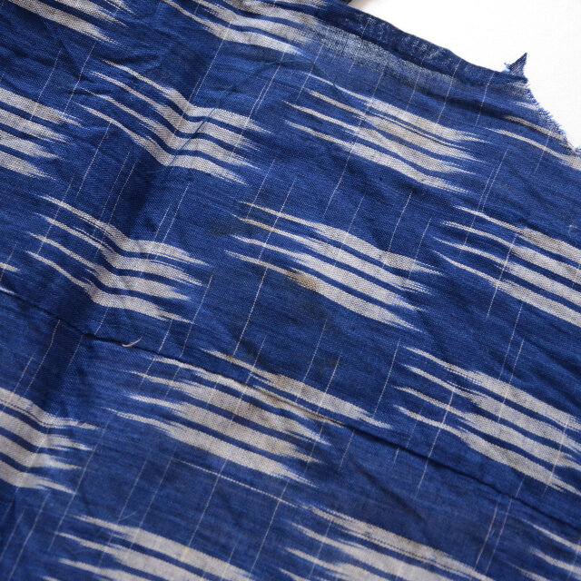 古布リメイク縞木綿のジャケット（L） 古布リメイク縞木綿のジャケット（L）