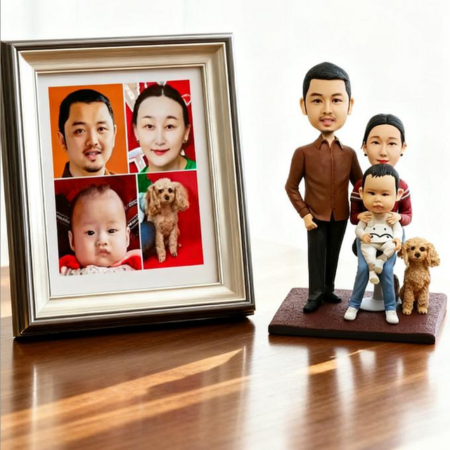 誕生日プレゼント 男性 彼氏 オーダーメイド 似顔絵 人形 男友達 写真