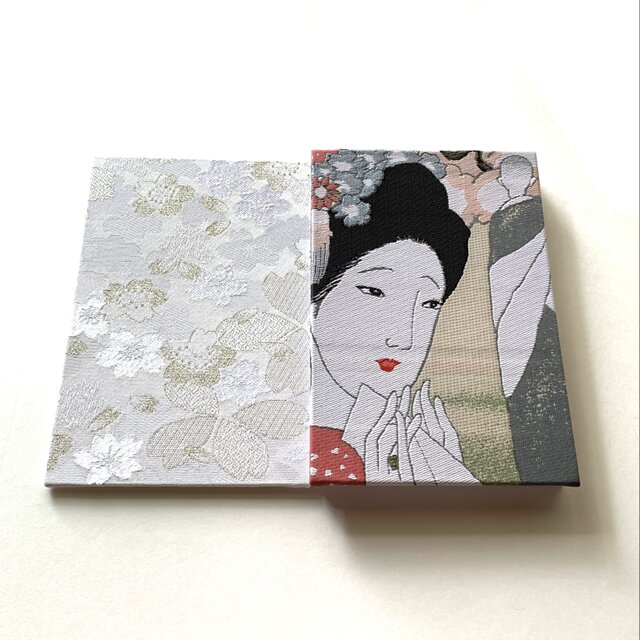 春画。絹織物絵巻　恋の十二景 春画。絹織物絵巻 恋の十二景