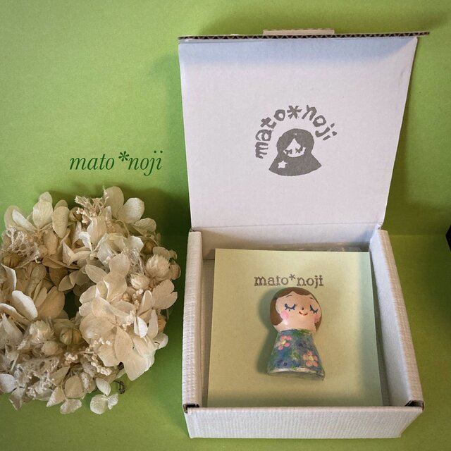 mato*noji初　７つの「オシャレちゃんブローチ」その⑤