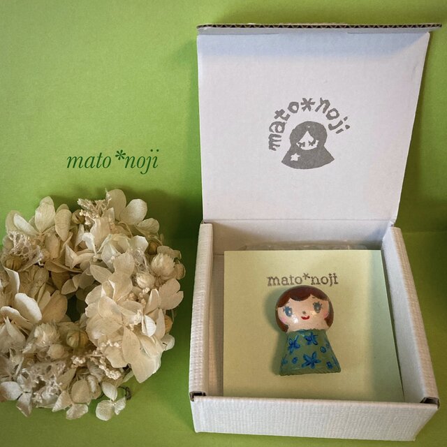 mato*noji初　７つの「オシャレちゃんブローチ」その⑥