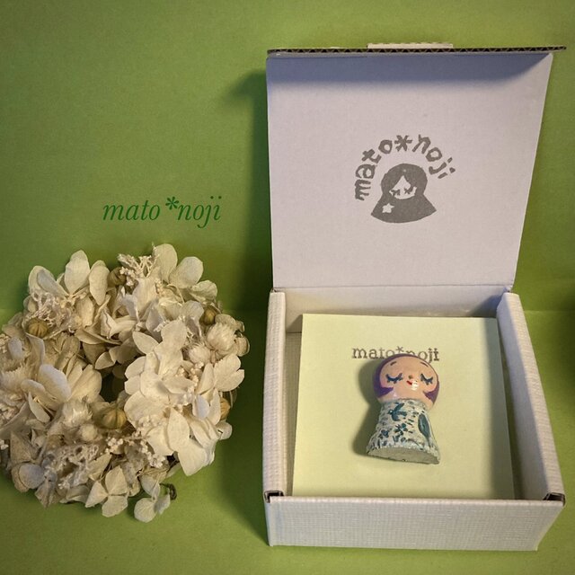 mato*noji初　７つの「オシャレちゃんブローチ」その⑦