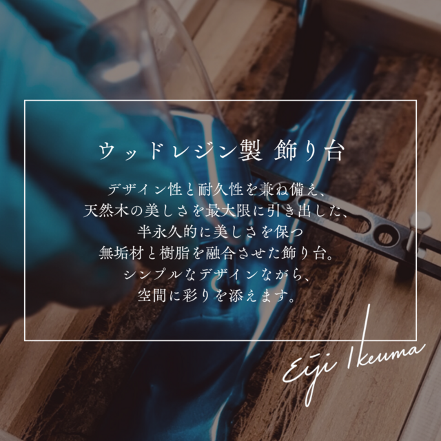 レジンウッド　ウッドレジン　トレイ　アクセサリートレイ　観葉植物　敷台 ウッドレジン インテリアトレイ ジュエリートレイ トレー 小物