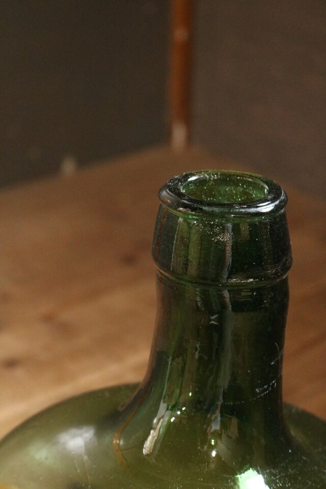 MURANO 36㎝ ムラノ 花鳥文 グリーン デカンタ ボトル 瓶 MURANO 36㎝ ムラノ 花鳥文 グリーン デカンタ ボトル 瓶