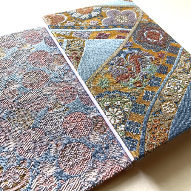 『縁彩』　金襴織物御朱印帳　B6大判サイズ　鞠　まり　格式　優雅　華やか　調和　美　縁　瑞祥文様　蛇腹御朱印帳　桐生織物