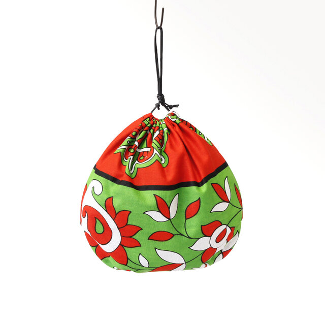 かごバッグ用 インナーバッグ（内袋）巾着袋 バスケット サイザルバッグ