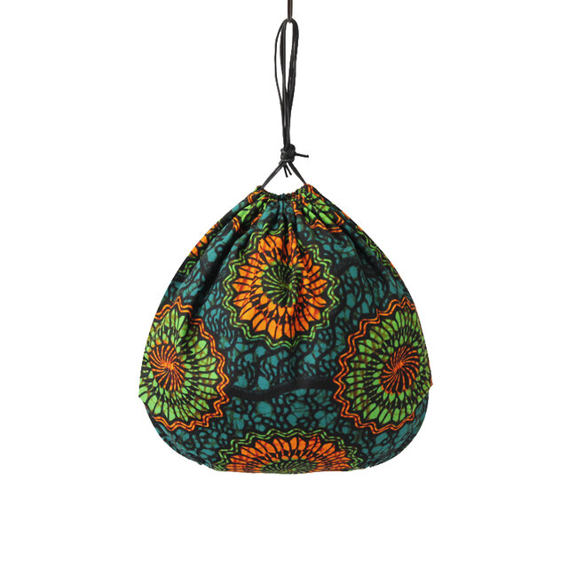 かごバッグ用 インナーバッグ（内袋）巾着袋 バスケット サイザルバッグ