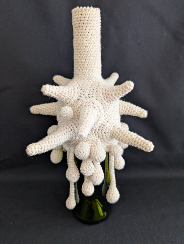 201.手編みのボトルオブジェ〈POP〉