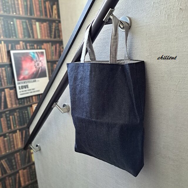 sale】【デニム】トートバッグ：インディゴ【0857】 | iichi