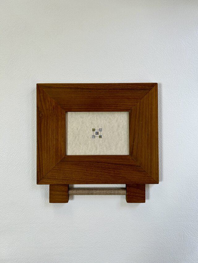 チーク無垢材を天然オイルで仕上げたフォトフレーム