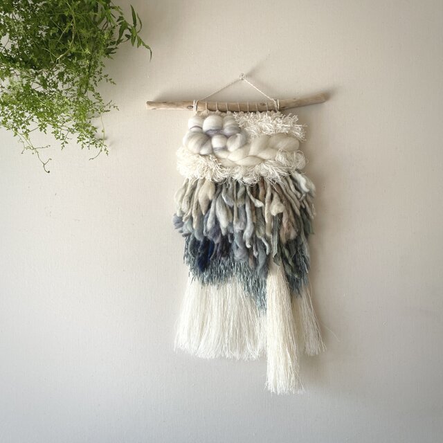 【一点もの】流木 ウィービング タペストリー 『木霊』