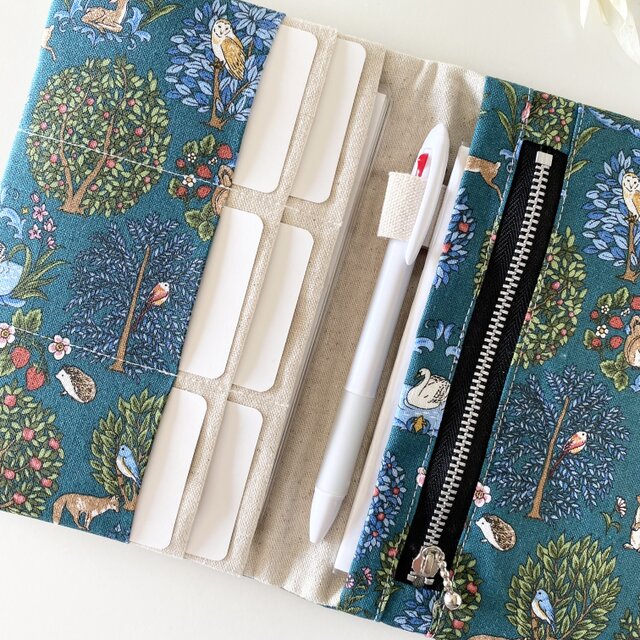 A6.B6.A5サイズあり フォレストフレンド(森の友達) 【グリーン】マルチ