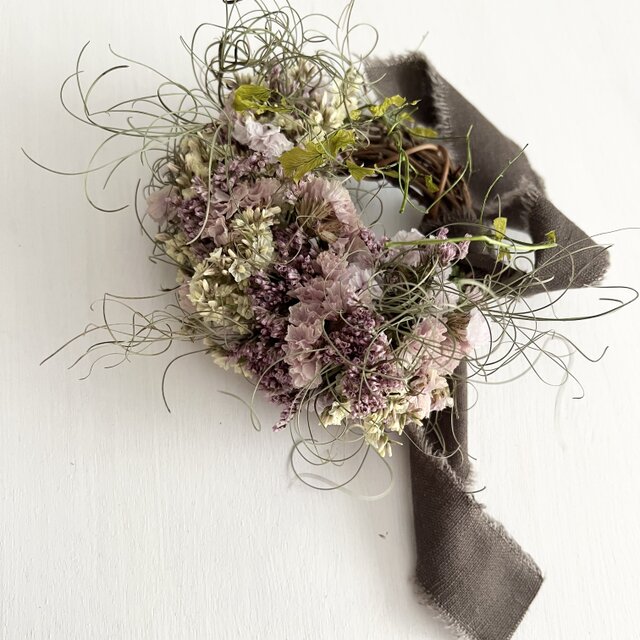 ハーフリボンリース