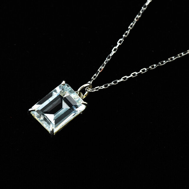アクアマリン ネックレス ペンダント SV925 シルバー CI089CIBSN