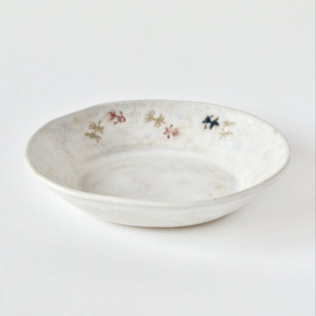 楕円深皿 ［ 金魚 ］