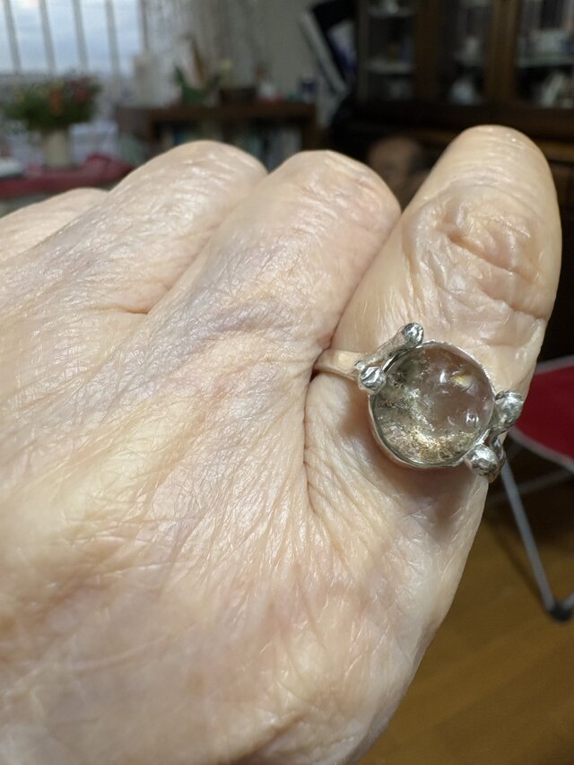 ガーデンクオーツのシルバーリング | iichi 日々の暮らしを心地よく