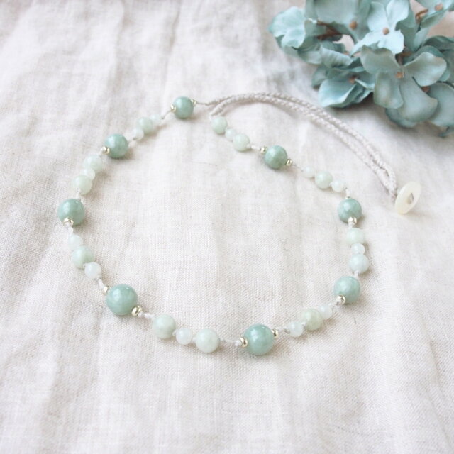 Pastel Green Necklace（翡翠）