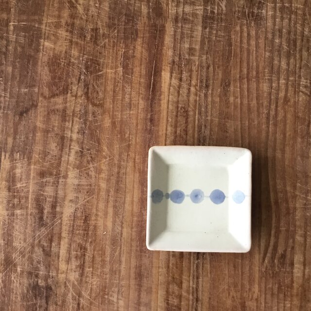 小角皿　まるつなぎ