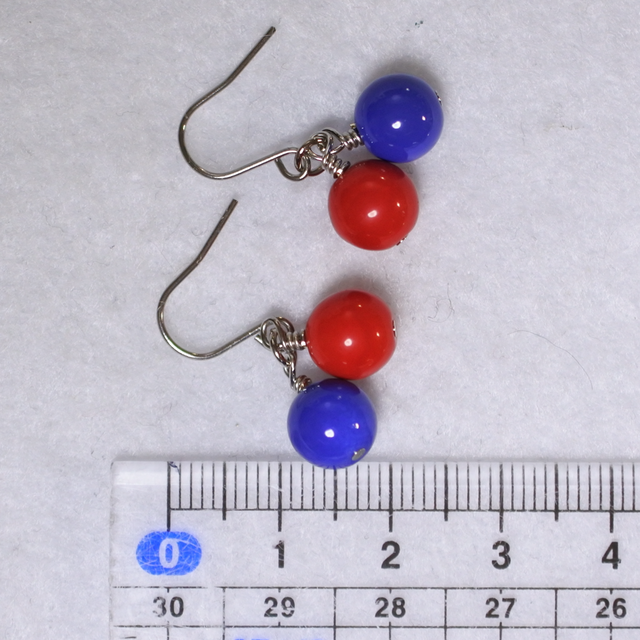 2025大阪万博カラー】ミャクミャクカラーピアス・シンプル（チタン