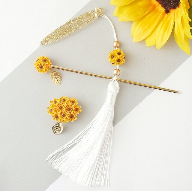 向日葵・ミニチュア着物・吊るし飾り・金糸帯・水引・ストラップ 向日葵・ミニチュア着物・吊るし飾り・金糸帯・水引・ストラップ 水引