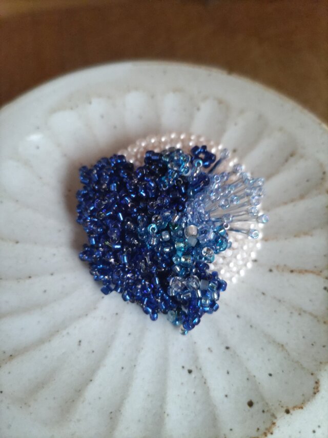 海と空と✻碧いブローチ