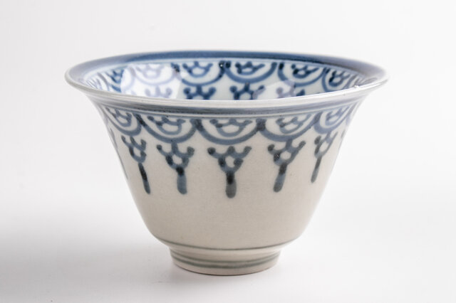 古伊万里　藍九谷染付沈香壷 江戸時代中期〜後期 口縁部朱漆修復 it-6870a9799eea2-1200.jpg