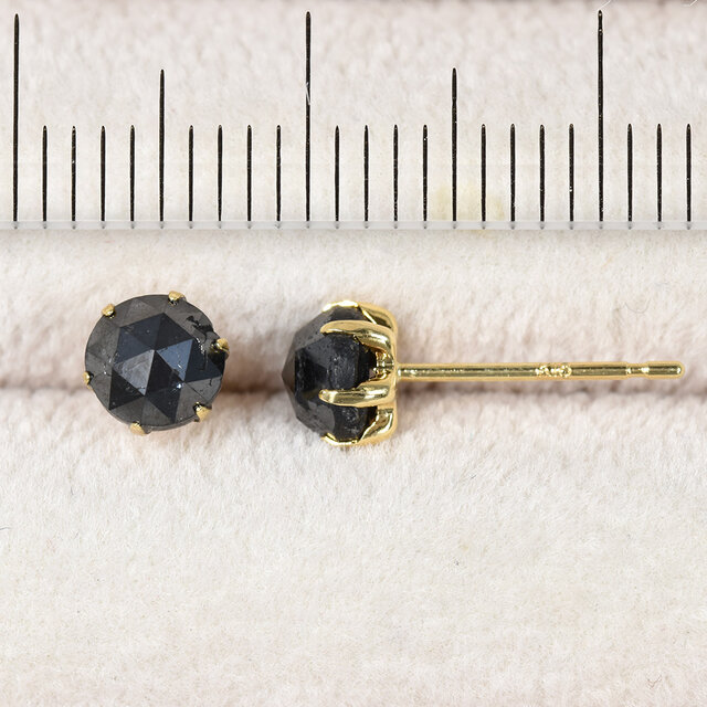 K18 ブラックダイヤ ピアス K18 Sirius/シリウス ブラックダイヤモンド0.4ct ピアス｜山梨県