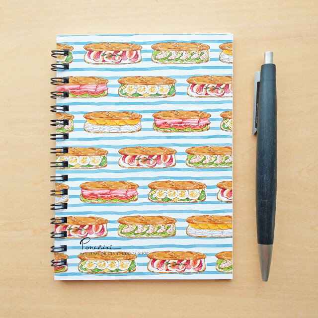 A6リングノート　パン