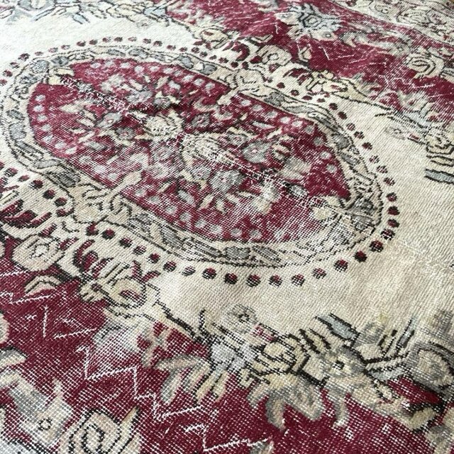 超大判163×263メダリオン 王道ボタニカル トルコヴィンテージラグ 超超