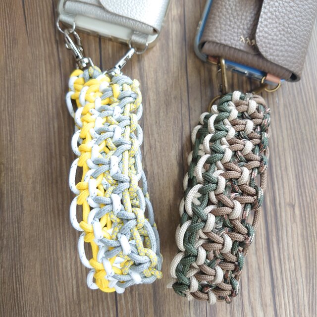 ハンドメイド・ストラップ 楽天市場】手編み スマホストラップ 携帯ストラップ HANDMADE 首掛け