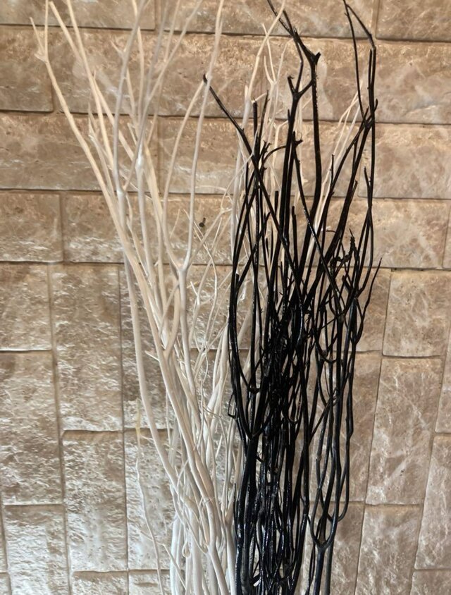 光触媒 人工観葉植物 フェイクグリーン ブラックホワイト