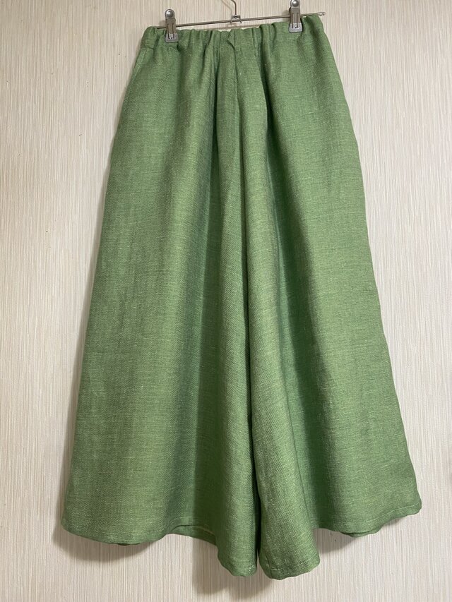 テンセルリネンワイドパンツ